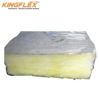 Heat Insulation Roll Glass Wool Blanket With Kraft Paper With Aluminium Foil From Kingflex Group